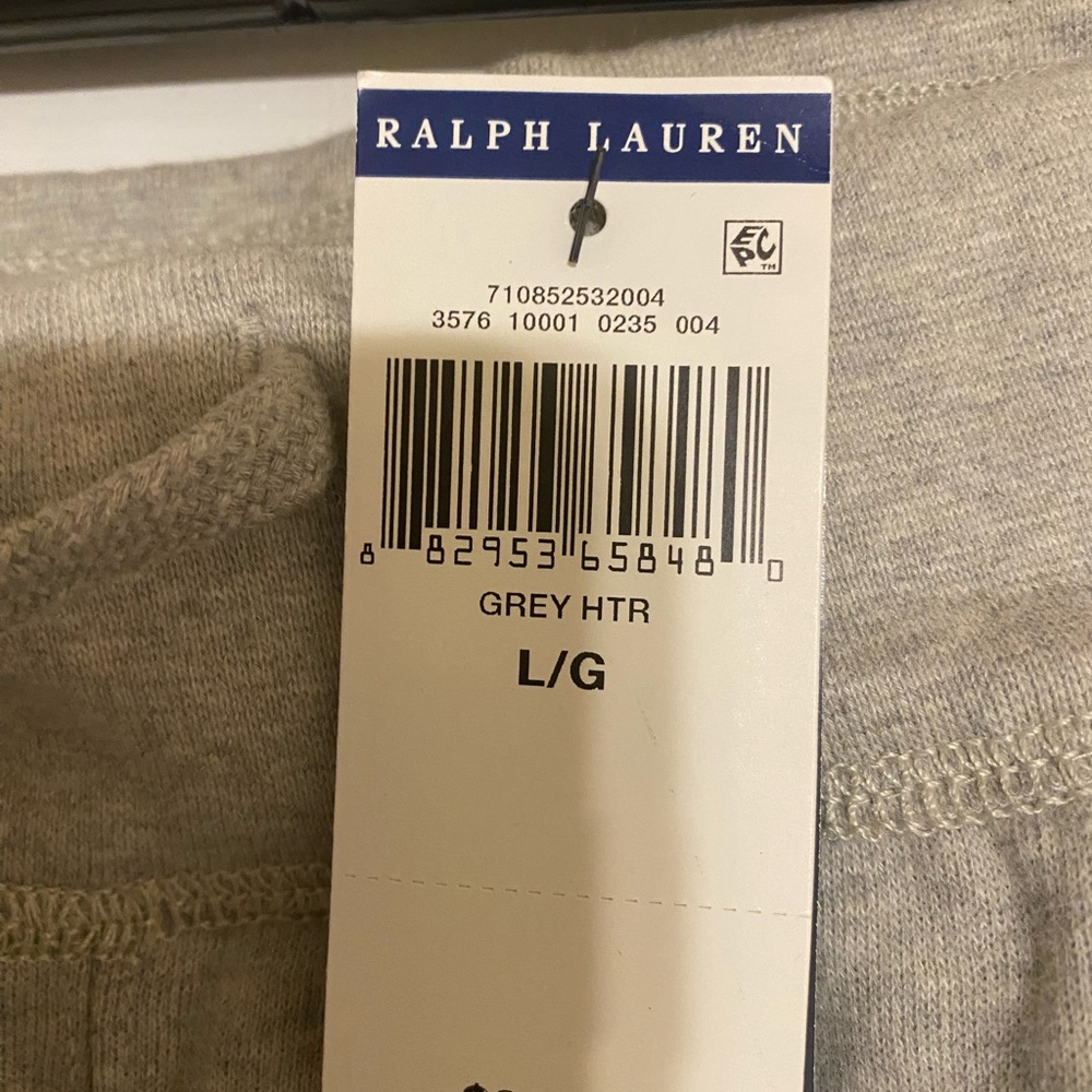 Polo by Ralph Lauren Gray Athletic Shorts with Drawstring Waistband - Picture 3 of 3
